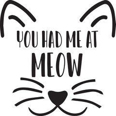 Cat SVG And T-Shirt Design