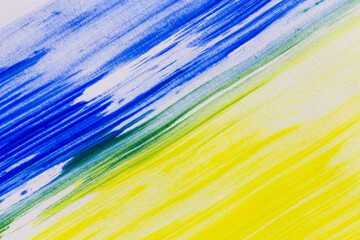 acrylic paint texture background ukranian flag