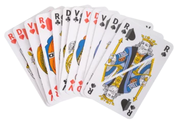 Foto op Plexiglas jeu de cartes, rois, dames, valets © PL.TH