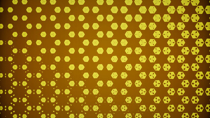 模様が万華鏡のように変化した画像