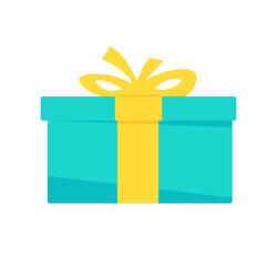 Colorful gift boxes in transparent background