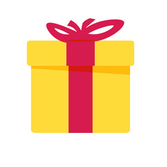 Colorful gift boxes in transparent background