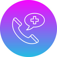 Obraz premium Emergency Phone Icon
