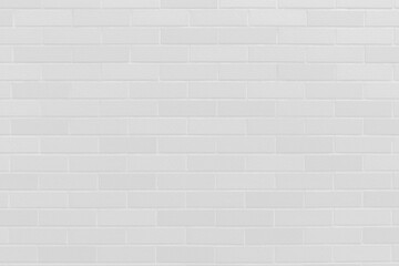 clean white brick wall pattern tile for interior construction background