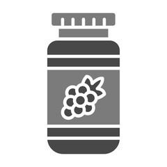 Jam Greyscale Glyph Icon