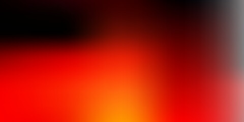 Dark orange vector abstract blur background.