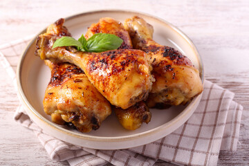 Roast spicy chicken drumsticks