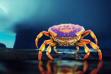 crab on the beach
