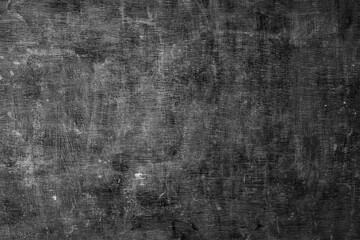 Blank wide screen Real chalkboard background texture in college concept for back to school panoramic wallpaper for black friday white chalk text draw graphic. Empty surreal room wall blackboard pale.