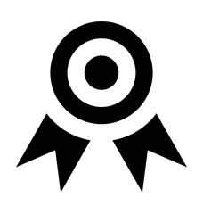 Ribbon badge Vector Icon 
