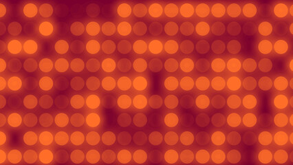 Abstract dot orange color pattern gradient texture technology background.