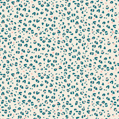 Vector seamless leopard print in a trendy style. Suitable for textiles.