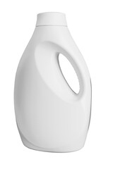 Powder plastic white bottle for household chemicals