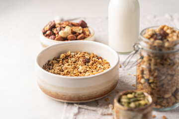 Delicious homemade granola