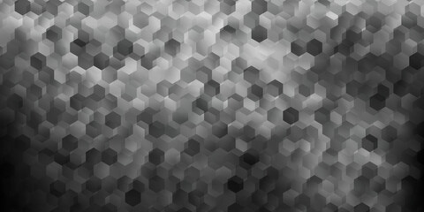 Light gray vector template in a hexagonal style.