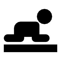 Crawling Baby Vector Icon 