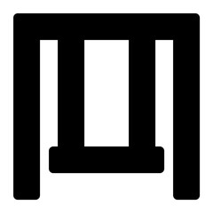 Swing Vector Icon 
