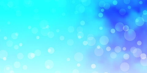 Light BLUE vector layout with circles.