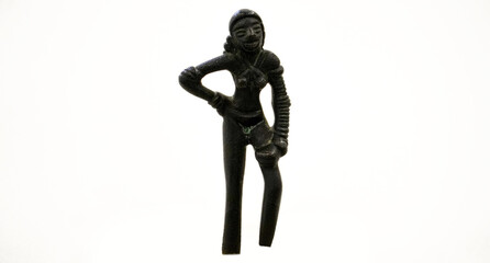 Fototapeta na wymiar images of dancing girl of harappan civilization