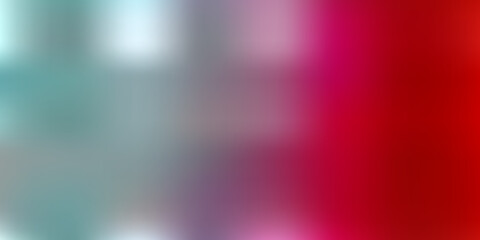 Light blue, red vector gradient blur background.