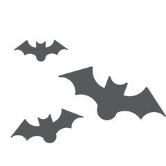 silhouette of bats