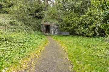 Autumn in Carnfunnock Country Park, Chaine Wood, Maze and Gardens, Drains Bay, Larne, County Antrim