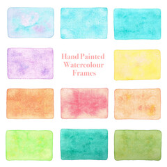 Watercolour frames, Hand painted      水彩　手描き　フレーム