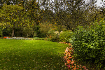 Autumn in Carnfunnock Country Park, Chaine Wood, Maze and Gardens, Drains Bay, Larne, County Antrim