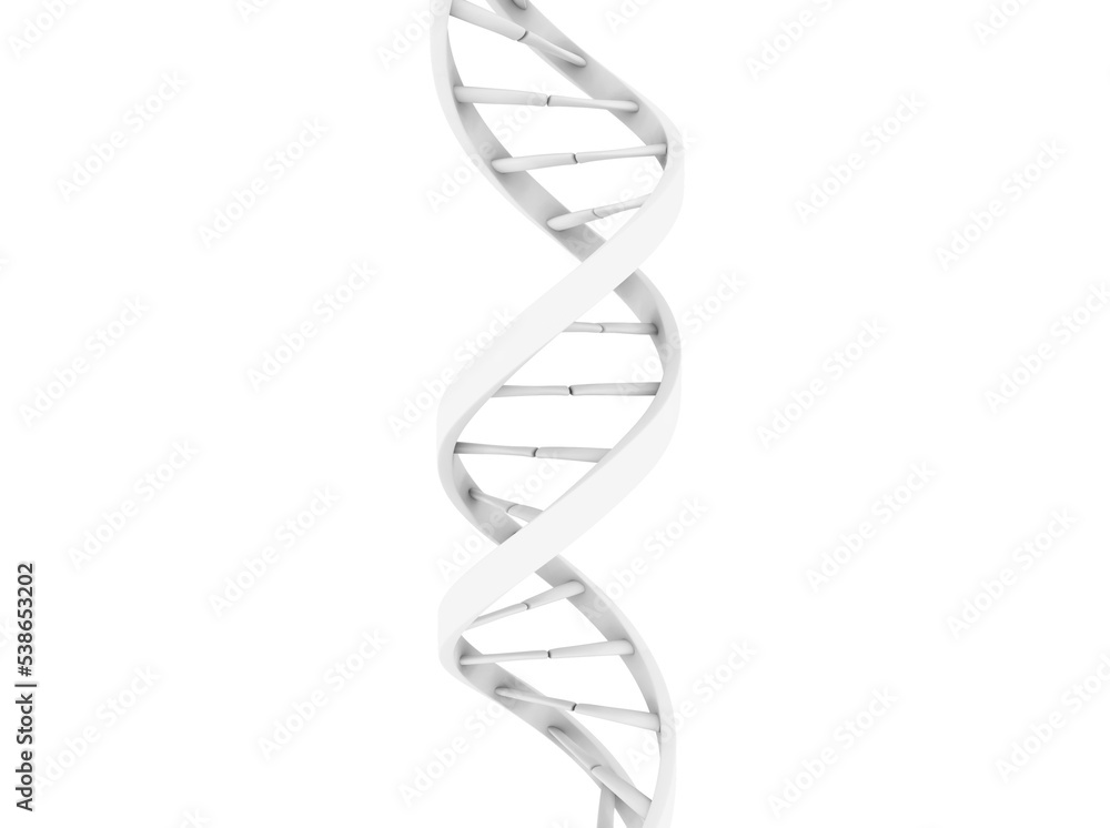 Poster 3d rendering of close isolated dns structure