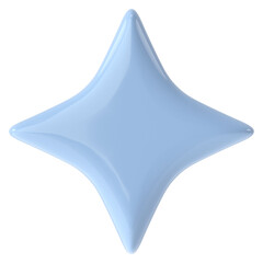 Obraz premium Starburst. 3D star. Spangle effect. 3D illustration.