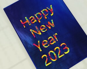 Fototapeta na wymiar happy new year 2023