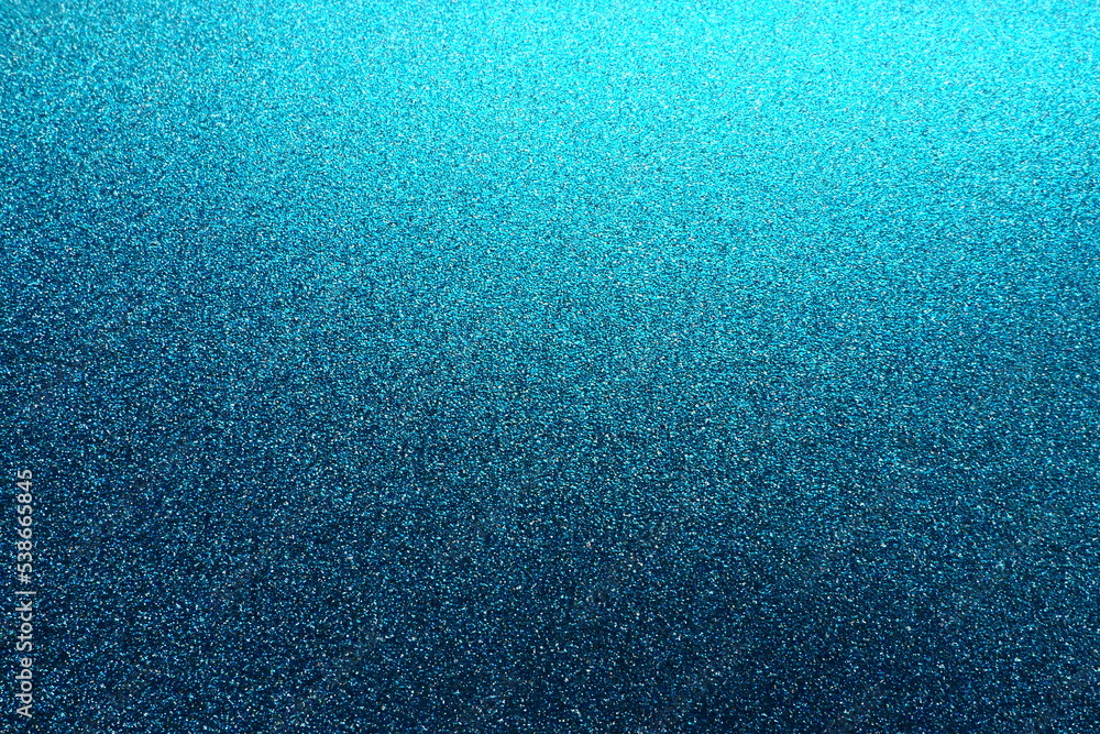 Poster deep blue. texture of rough paper or cardboard. defocused bokeh sparkles and shining. festive blue b