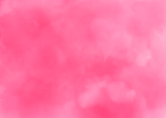 鮮やかなピンクの水彩風背景素材