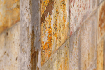 Stone slate colorful tile with grunge weathered textured surface