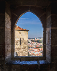 A view of Lisbon from the Castelo Sao Jorge (castle St George)