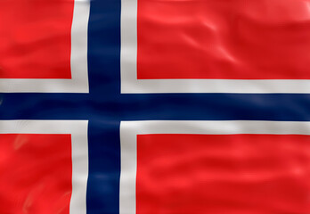 Fototapeta premium National flag of Jian mayen. Background with flag of Jian mayen.