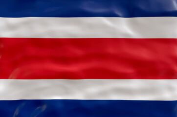 National flag of Сosta-rica. Background  with flag of Сosta-rica