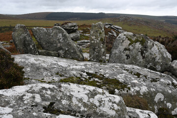 Hawk's Tor, North Hill, Bodmin Moor Cornwall