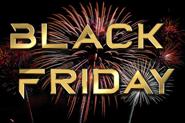 banner Illustration of black friday discount, super sale, Design element for sale banners, posters, cards. Promotional marketing discount event.