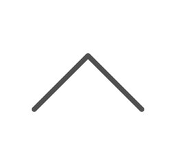 Arrow icon outline and linear vector.
