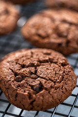 Double chocolate chip cookies