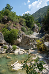 Fototapeta na wymiar Rivière en Albanie