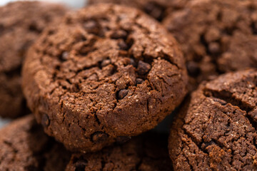 Double chocolate chip cookies