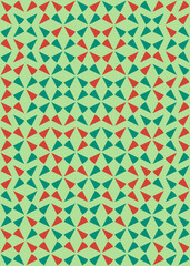 Abstract Geometric Pattern generative computational art illustration