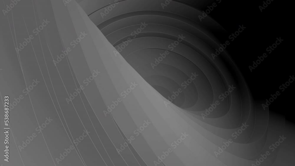 Aufkleber swirled 3d structure moves with stripes. design. swirling 3d line moves hypnotically. illusion of mo