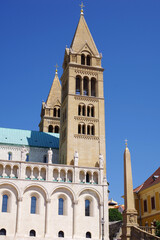 Fototapeta premium Cathédrale de Pécs, Hongrie