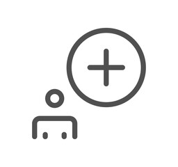 Video conferencing icon outline and linear vector.
