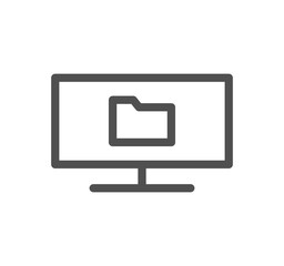 Cryptocurrency icon outline and linear vector.
