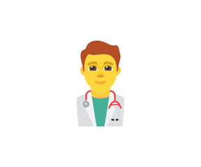 Doctor Vector Isolated Character. Doctor Icon