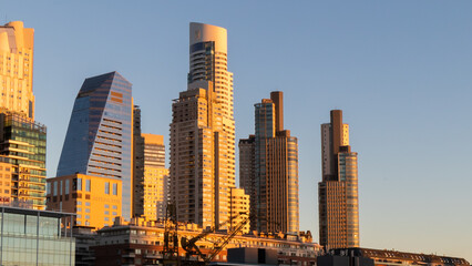 Sun over the horizon